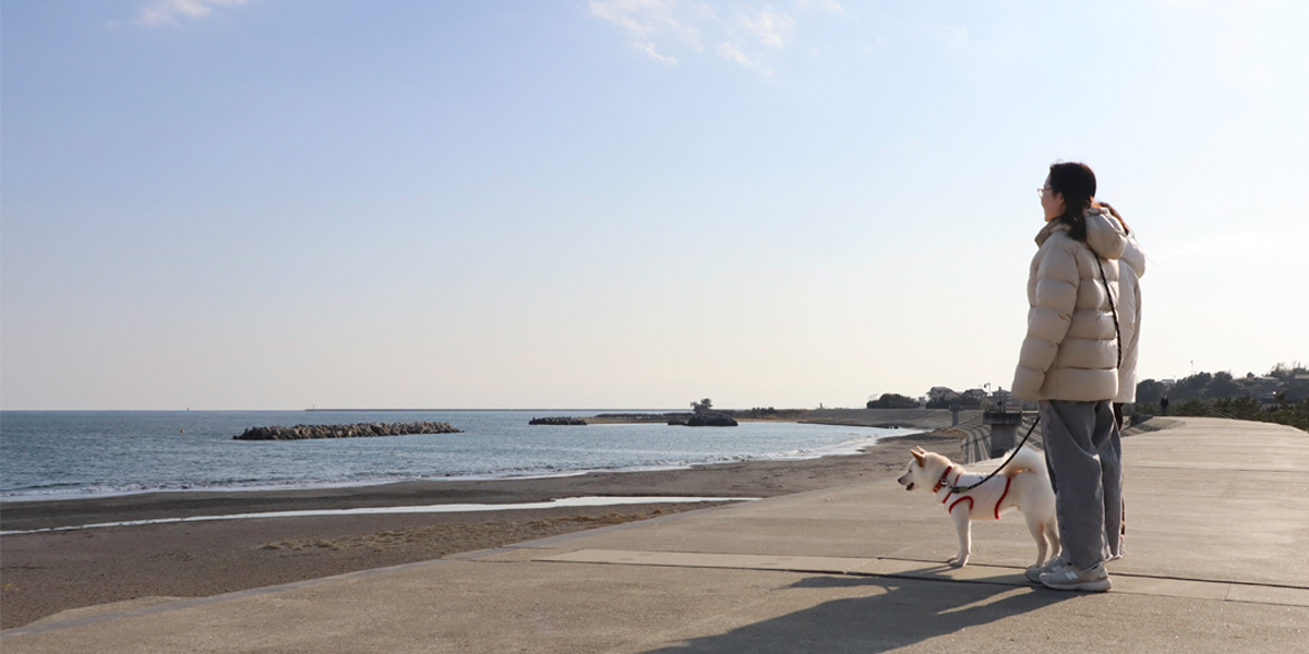 わんこも入れる新店舗　EAST COAST BURGER SHOP