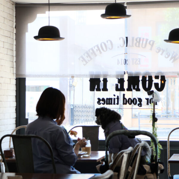 愛犬との平日デートは　PUBLIC COFFEE